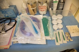 Extra surgical equipment and instruments