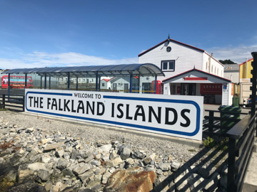 Welcome to the Falkland Islands Sign
